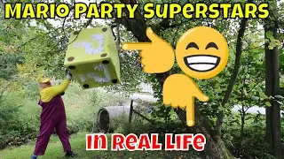 Mario Party Superstars in Real Life - Question Mark Block Giant Pinata