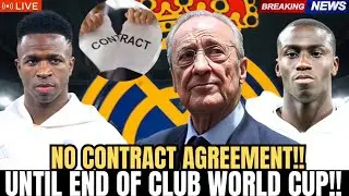 🔴URGENT🔥VINICIUS JR DROPS UNBELIEVABLE NEWS!! No Contract Agreement Until End Of Club World Cup!!