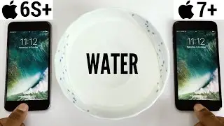 iPhone 7 Plus vs iPhone 6s Plus Home Buttons Water Test!