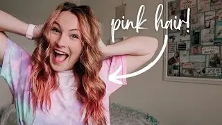 dying my hair pink, my new youtube strategy & my new tswift calendar // Nena Shelby Vlogs
