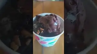 brownie snowflake ice cream #shorts