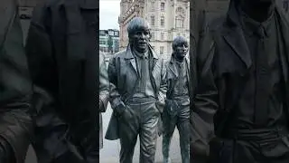 The Beatles statues. Liverpool and the Mersey River #thebeatles #liverpool