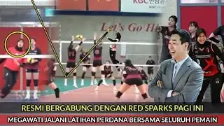 RESMI! Rei Gabung Red Spark Pagi Ini &mdash; Latihan Perdana Bareng Megawati Bikin Gempar Korea!