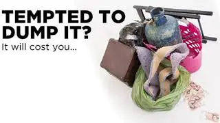 Dumping things on the street is fly-tipping.
