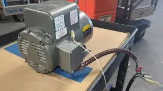 Baldor 5 HP Electric Motor 230V 1 Phase 1725 RPM 184T L1410T 1-1/8