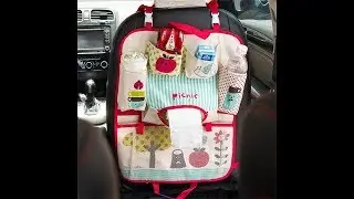 Cute Cartoon Car Back Seat Organizer