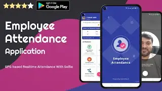 Employee Attendance App - Punch in with GPS & Selfie!