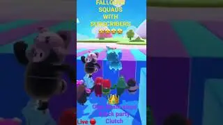 FALLGUYS SQUADS WITH SUBSCRIBERS🤩| BLOCK PARTY CLUTCH|#fallguys #fallguyslive #fallguysgame #ps5