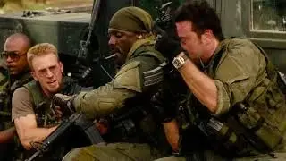 The Losers 2010 fight scene