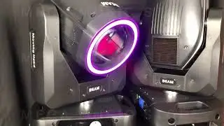 Moving Head Beam 250w 8R Fita Led Prismático 13 Cores + Desenho Gobo Rotatório + Case
