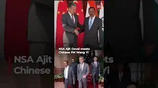 Watch | NSA Ajit Doval meets Chinese FM Wang Yi #indiachinarelations #wangyi #ajitdoval