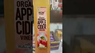 Wow Apple Cider Vinegar for weight loss/ better digestion/ oral hygiene/ hair/skin