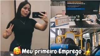 VLOG; MEU PRIMEIRO DIA TRABALHANDO COMO JOVEM APRENDIZ | Caixa Econômica 💙🖥