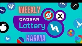 WEEKLY QADSAN Lottery KARMA -  22.04.23 and 29.04.23