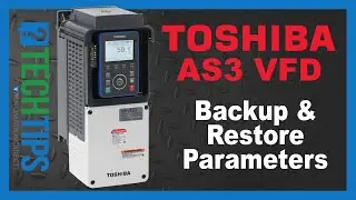 Резервное копирование и восстановление параметров привода переменного тока Toshiba AS3 с помощью ...