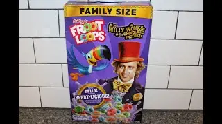 Kellogg&rsquo;s Willy Wonka & The Chocolate Factory Froot Loops Cereal Review