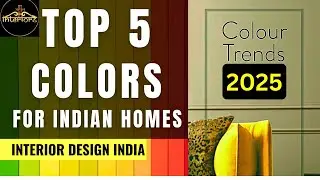 INTERIOR DESIGN COLOR OF THE YEAR 2025 😱 | TOP 5 INTERIOR COLOR | 2025 COLOUR TRENDS