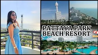 Bangkok to Pattaya Journey 🇹🇭 & Pattaya Beach Resort Tour😍 #travelvlog #bangkok #pattaya #thailand 