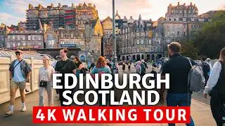 Walking in Edinburgh During Fringe Festival 2022 - Scotland