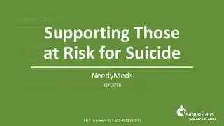 Samaritans: Suicide Prevention (November 2018)