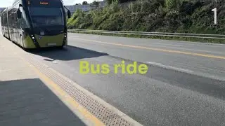 Bus ride on number 1 in Trondheim, Norway!
