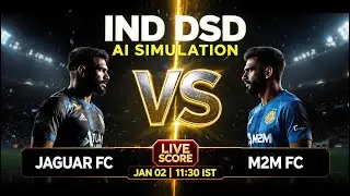🔴 Jaguar FC vs M2M FC | AI Simulation | Live Score | F&uacute;tbolStream360