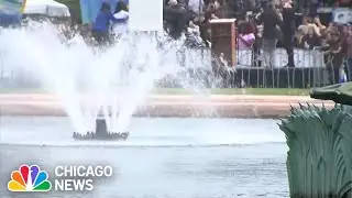Buckingham Fountain in Grant Park Turns On For Summer