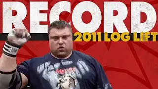 Žydrūnas 'Big Z' Savickas sets Log Lift EVENT RECORD against Brian Shaw | World's Strongest Man