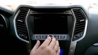 FlyAudio G8127H01 в автомобиле HYUNDAI Santa Fe 2014