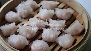 EASY CRYSTAL PRAWN DUMPLINGS (HAR GOW FROM YUM CHA) RECIPE