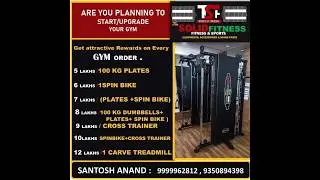 start New GYM SETUP with unbelievable gifts available on all packages #fitness #sports