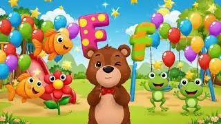 F for Fish 🐟 | Learn Letter F | Kids ABC Fun | Tiny Tales TV