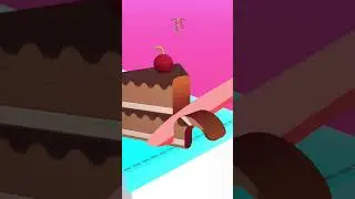 cutting cake ASMR #asmr #satisfying #animation #relaxing #kids #cartoon