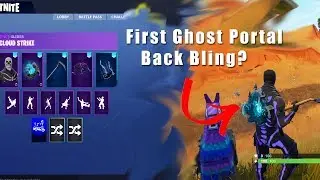 FIRST GHOST PORTAL BACK BLING PURPLE SKULL TROOPER IN GAME