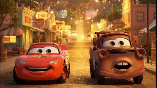 GOLD RADIATOR SPRINGS?! 😱 Mater&rsquo;s 20th Anniversary Dream + Neon Wheels Racing!