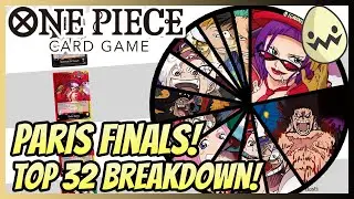 One Piece Card Game: Paris Finals! Top 32 Deck Lists and Meta Breakdown!