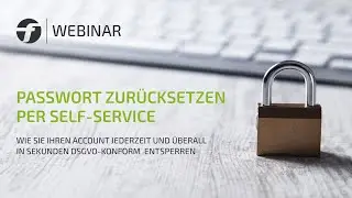 FLOWSTER Webinar:  Passwort zurücksetzen per Self-Service