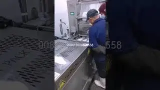 Fish thermoforming vacuum packaging machine