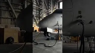 Aircraft Landing Gear Test | Nose Gear Inspection in Hangar