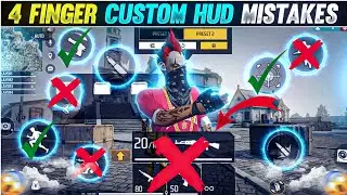 Top 5 Biggest Mistakes 4 Finger Hud 🤔| 4 Finger Custom Hud Free Fire | Ff 4 Finger Custom Hud