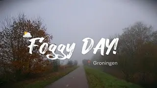 Groningen City Walk in Heavy Fog