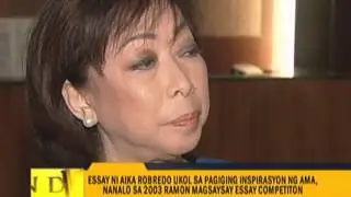 Robredo's daughter wrote award-winning essay on dad