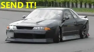 JDM Cars Leaving a Car Show - Japfest Silverstone 2019