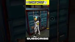 lone wolf impossible gameplay 😎 | 1VS1 best free fire short 😈 #shorts #freefire