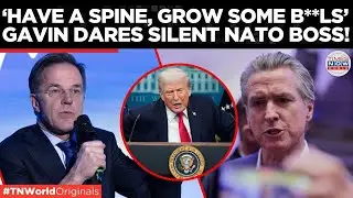 DAVOS CLASH: Gavin Newsom Dares Europe, NATO Chief Goes Quiet