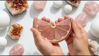 Satisfying Ai Crush Chalk of Black and Pink Stones 🖤💗⬛💖