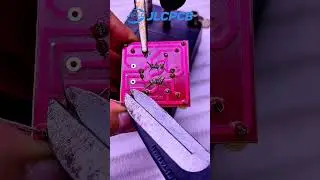 2 color flip-flop light assembly #project  #led #jlcpcb #electronics #diy #flipflop