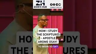 HOW I STUDY THE SCRIPTURES - APOSTLE AROME OSAYI #apostleaaromeosayi #study #shorts #shortsfeed #fyp