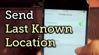 Make Your iPhone Send Its Last Location to iCloud Before the Battery Dies [How-To]