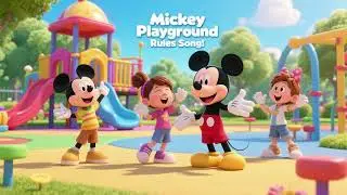 Mickey Playground Rules Song 🛝 | Play Safe & Be Kind | Kids Learning Song